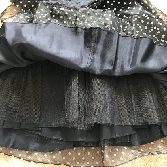 VINTAGE BETSEY JOHNSON Strapless Polka Dot Dress 8 - Picture 7 of 8